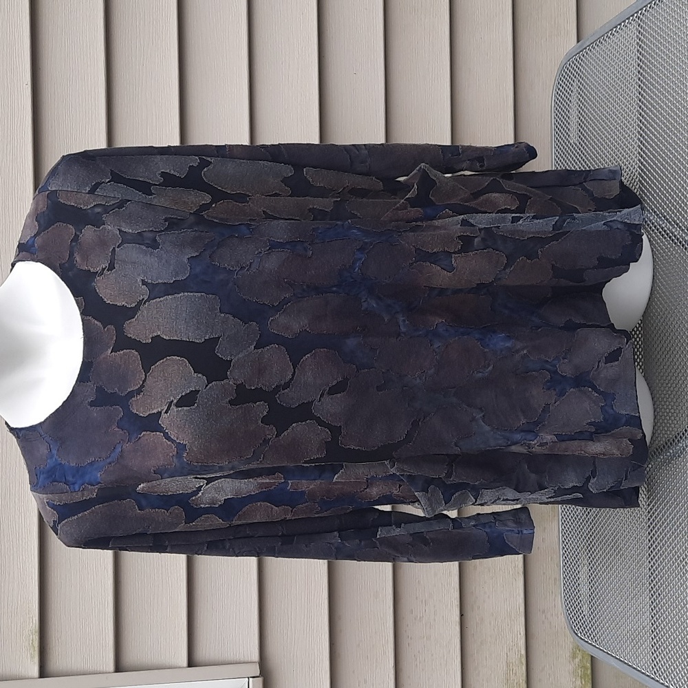 Wearable Art by 3 Potato  Textured Top Shirt Tunic Blouse